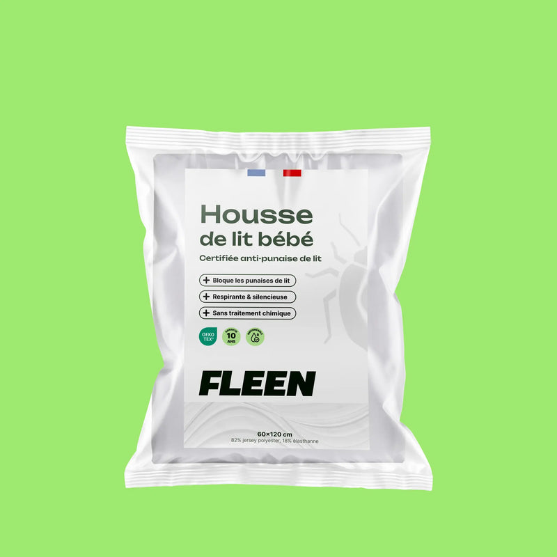 housse lit bébé anti-punaise de lit