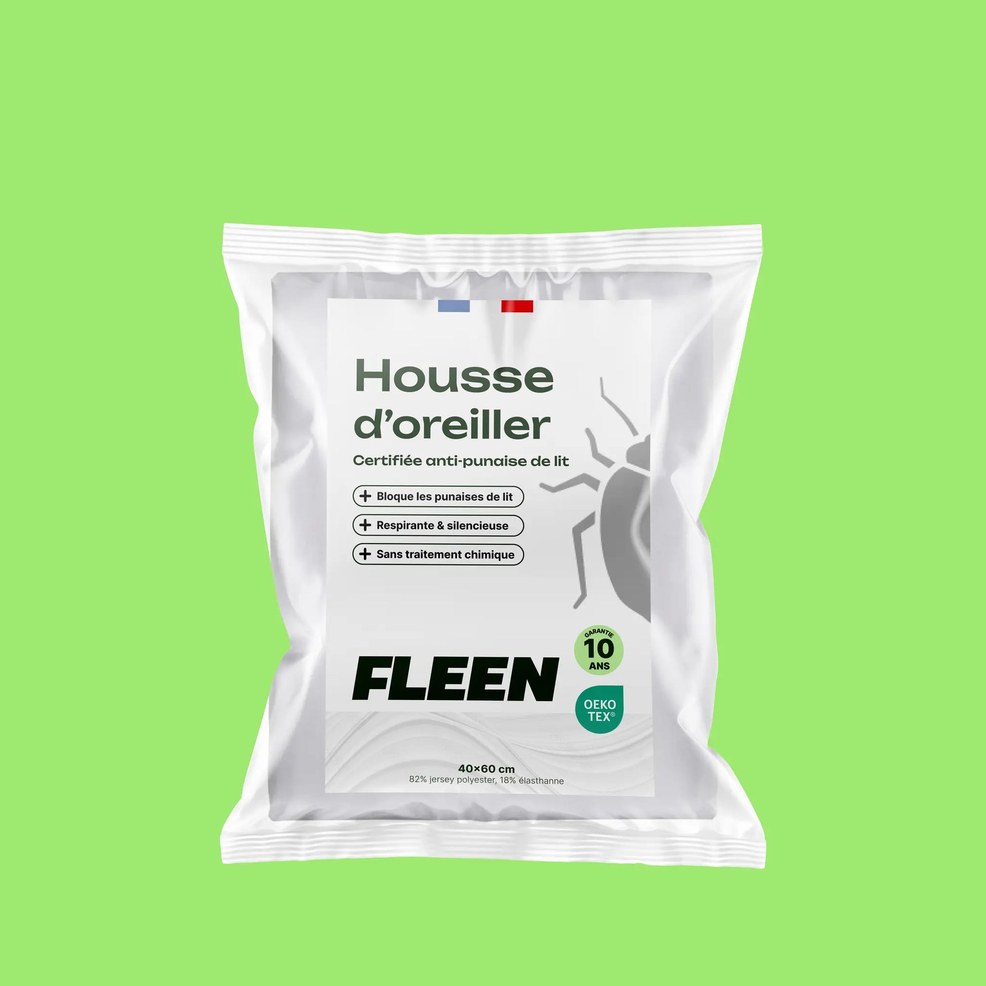 housse oreiller anti-punaise de lit