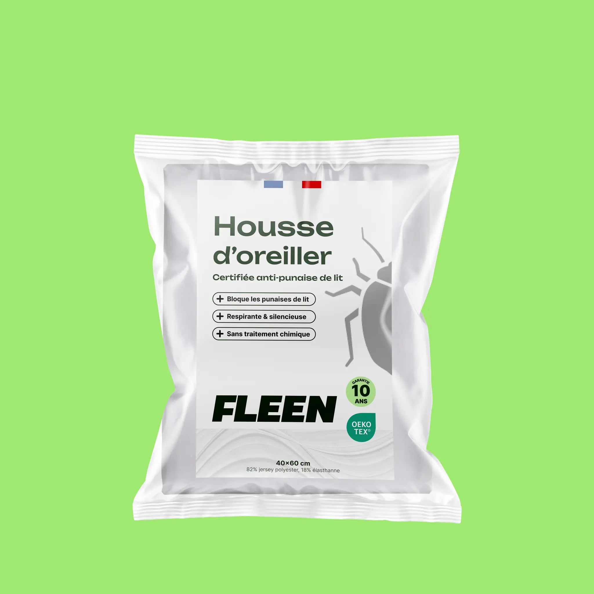 housse oreiller anti-punaise de lit