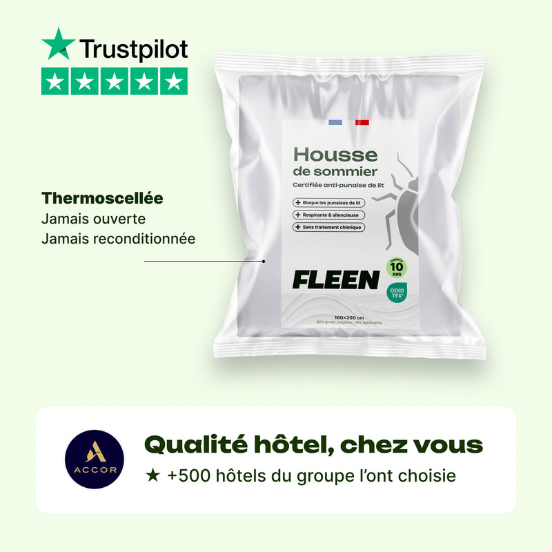housse sommier anti-punaise de lit pack