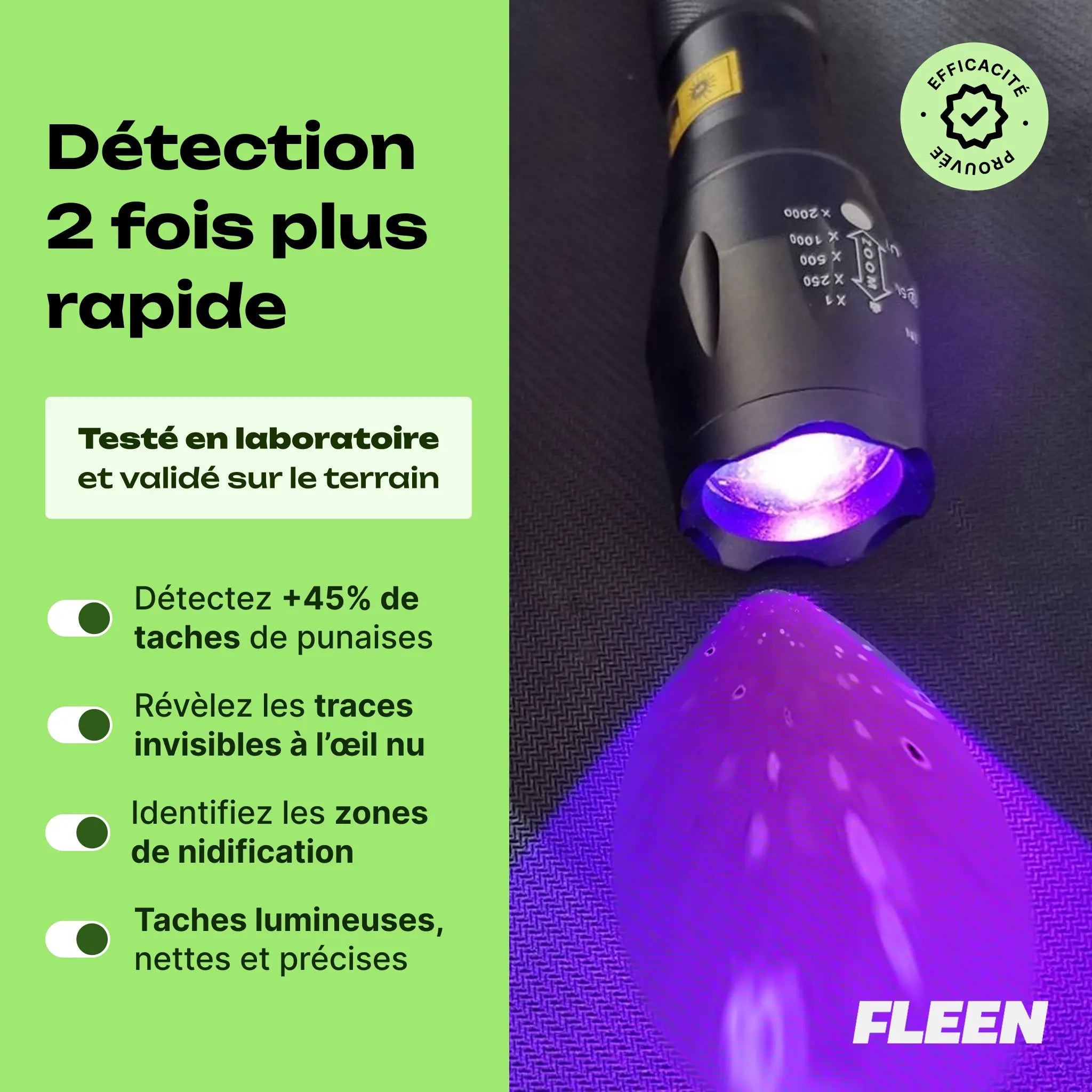 lampe uv punaise de lit avantages