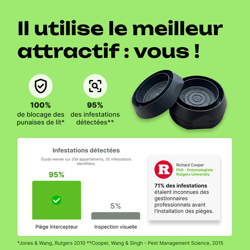 piège intercepteur punaise de lit efficace