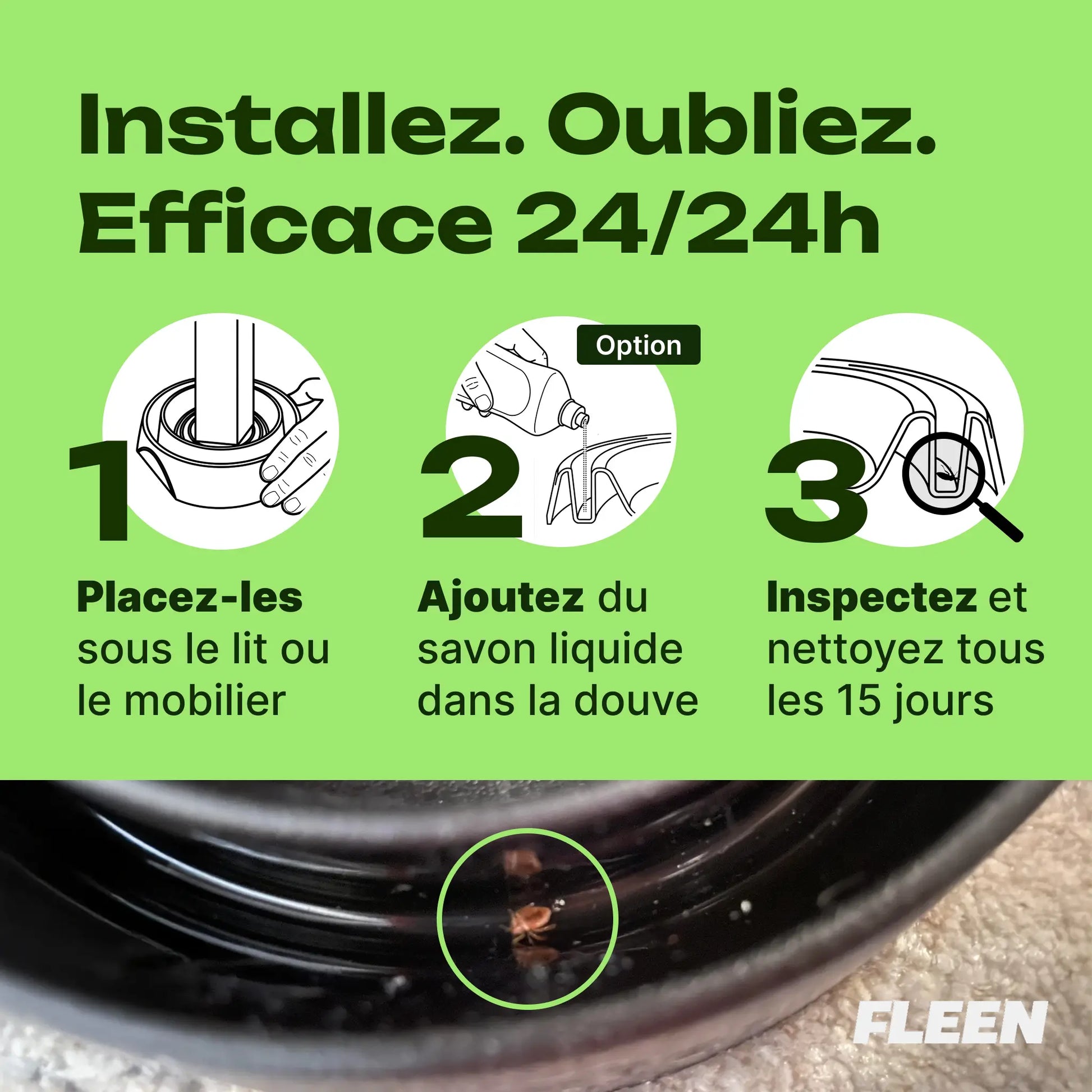 piège intercepteur punaise de lit utilisation