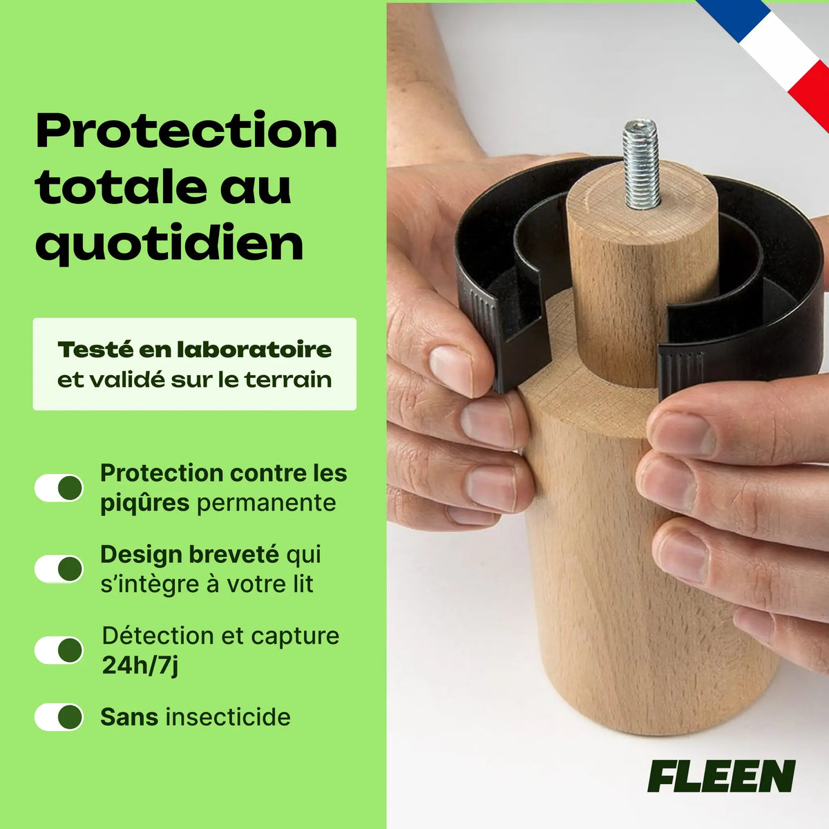 piège pied de lit anti punaise de lit avantages