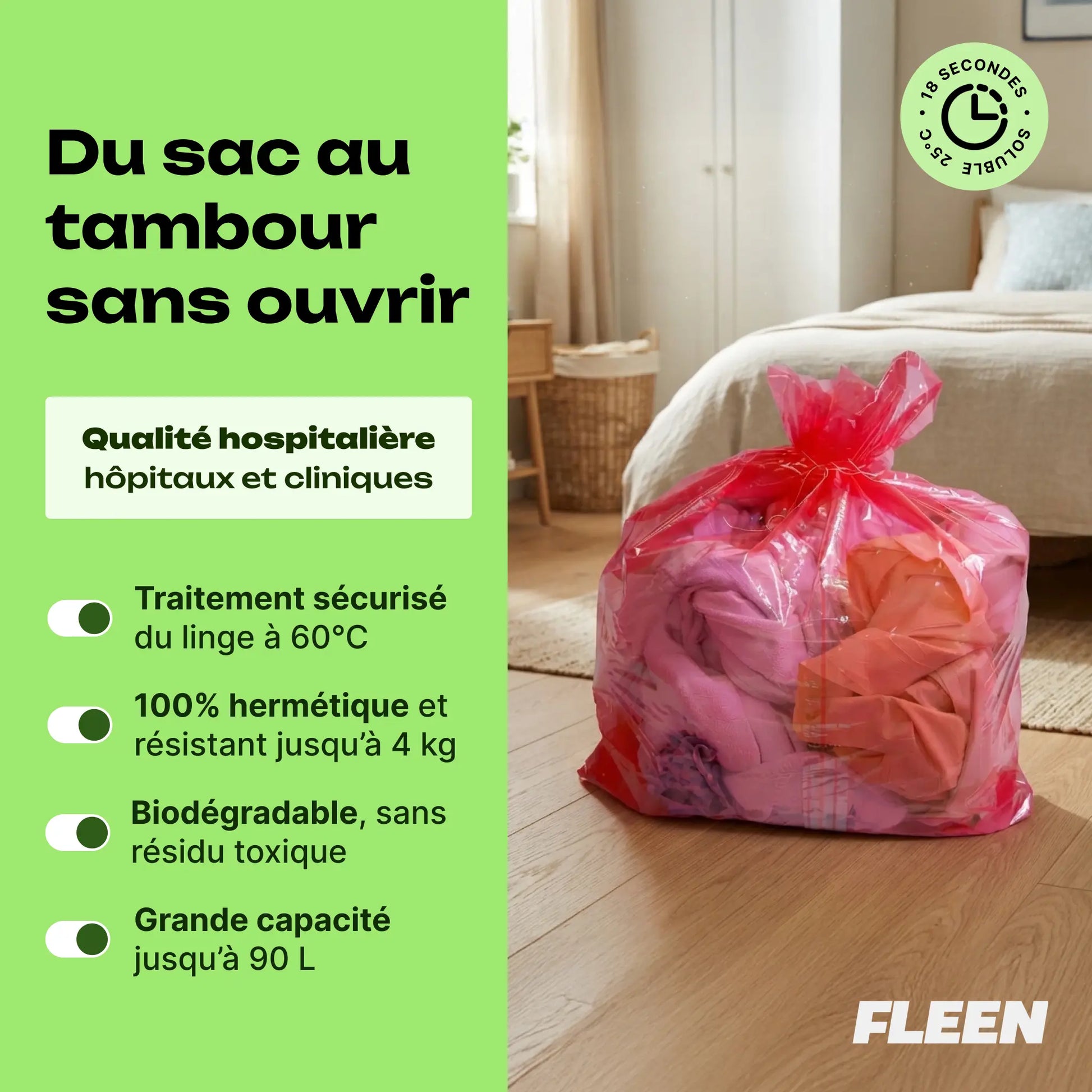 sac hermétique hydrosoluble punaise de lit avantages