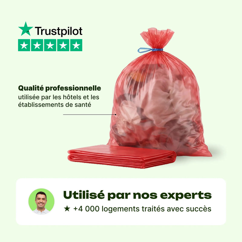 sac hermétique hydrosoluble punaise de lit pack