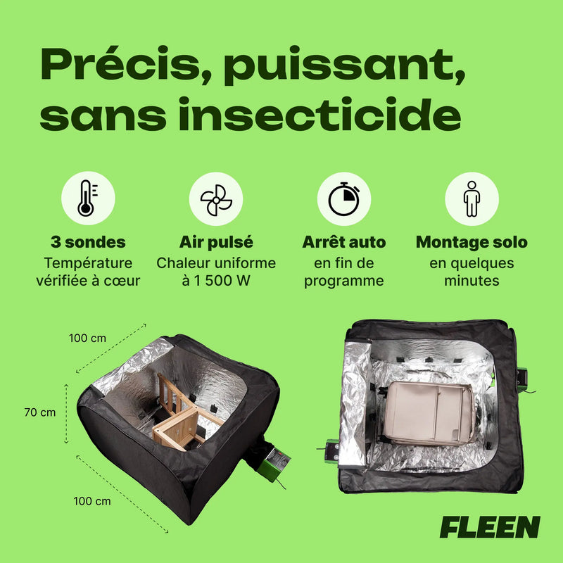 tente chauffante punaise de lit technologie