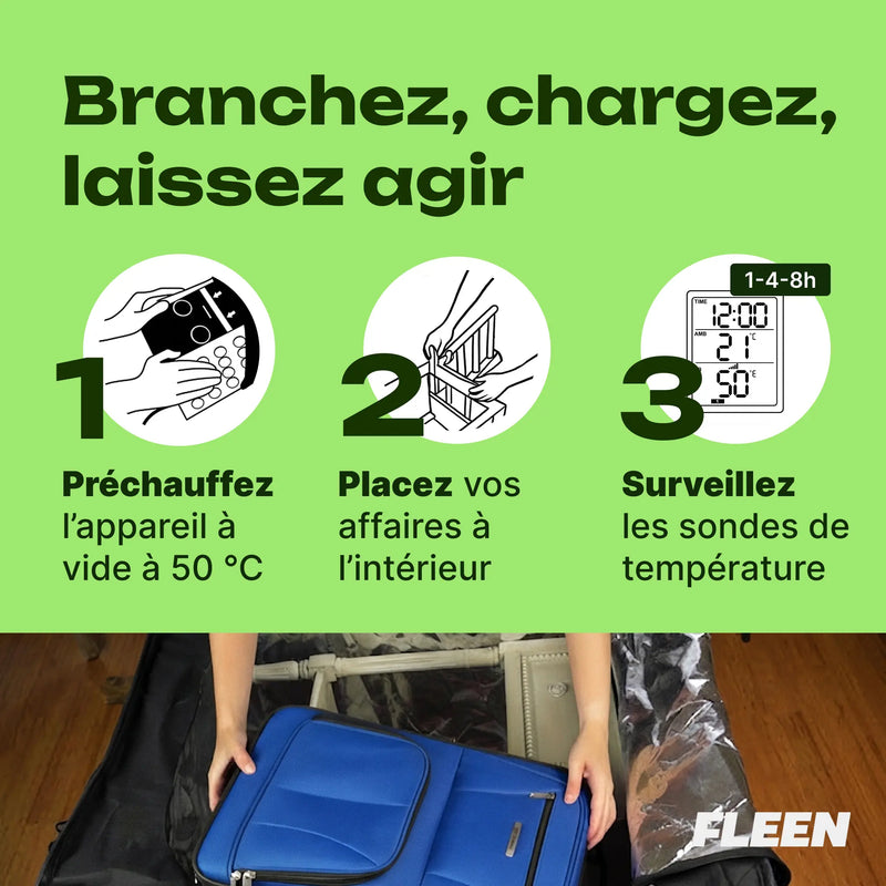 tente chauffante punaise de lit utilisation